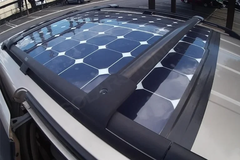 Vehicle solar panels