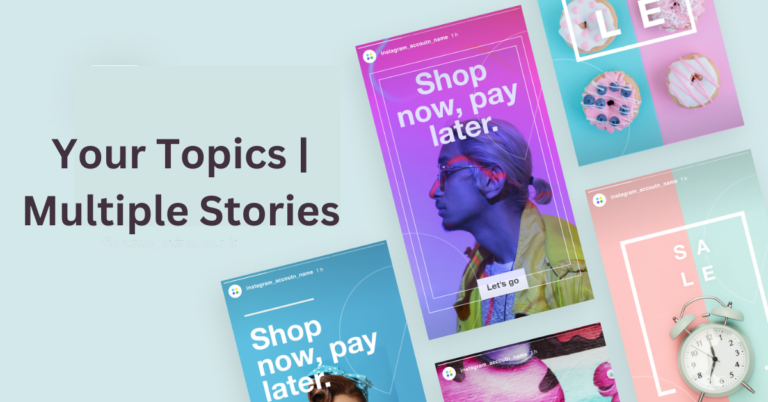 Your topics | multiple stories