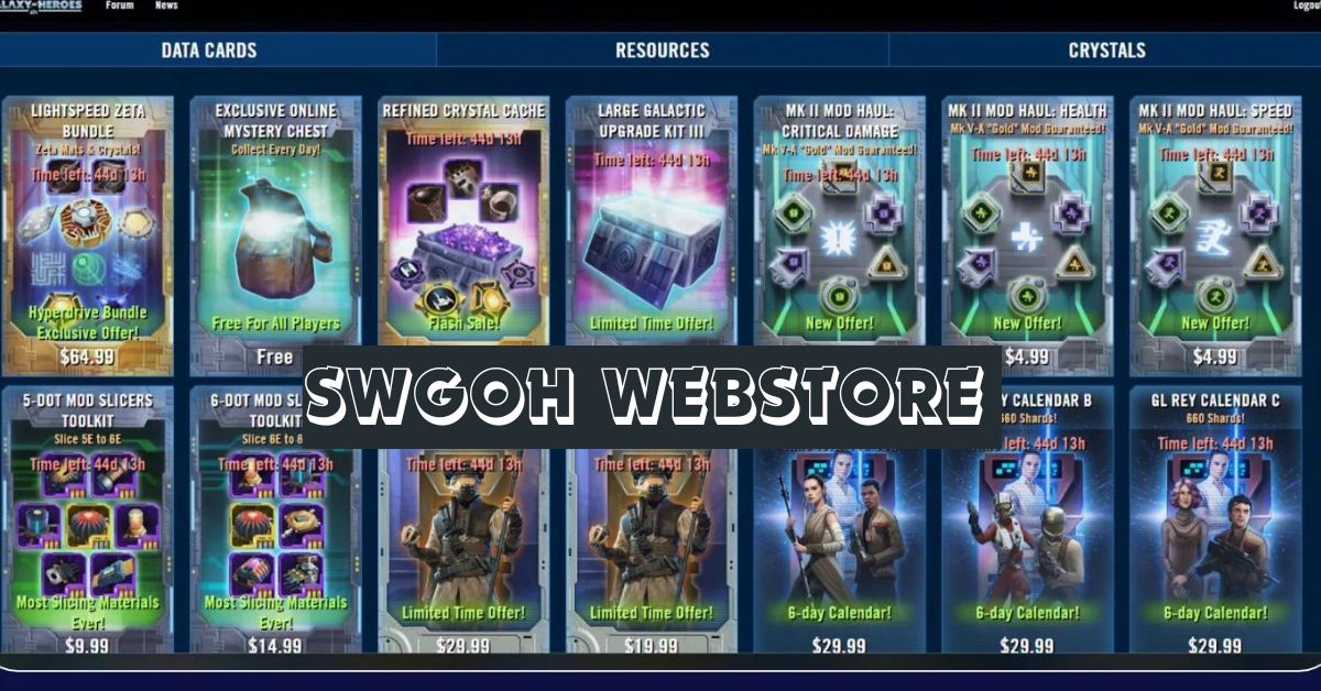 swgoh web store