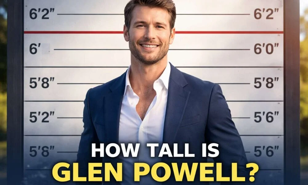 glen powell height